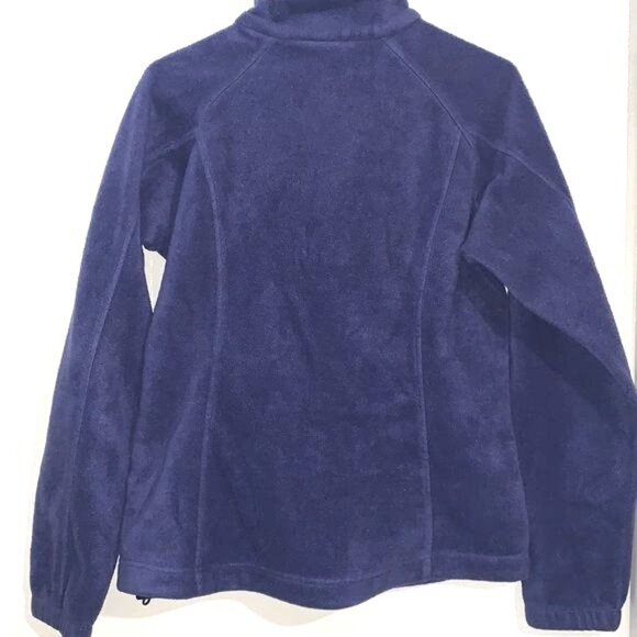 Columbia Womens Medium Purple Full-Zip Fleece Jacket - Picture 9 of 11